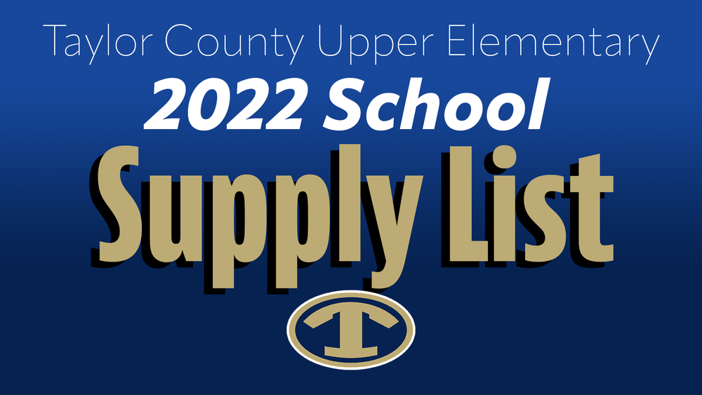 TCUES School Supply List