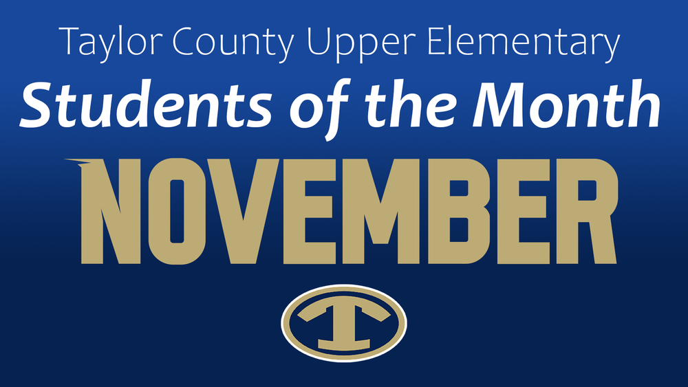 TCUES November Students of the Month