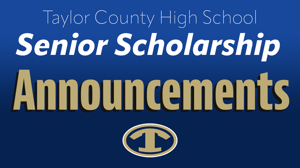 senior scholarship announcements