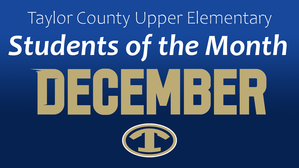 TCUES December Students of the Month