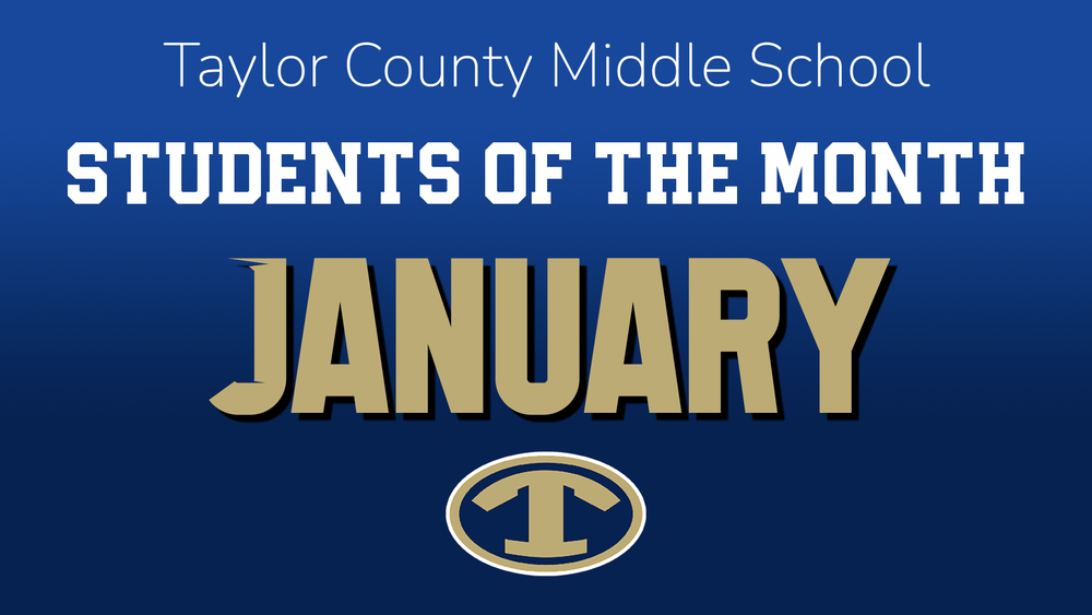 TCMS January Students of the Month