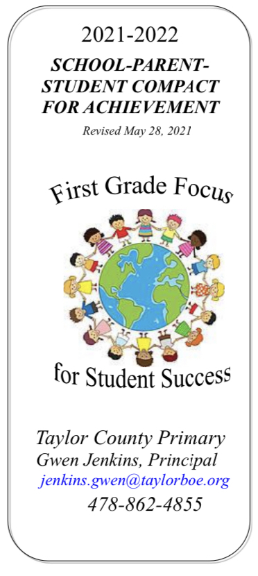 2021 - 2022 First Grade School-Parent-Student Compact