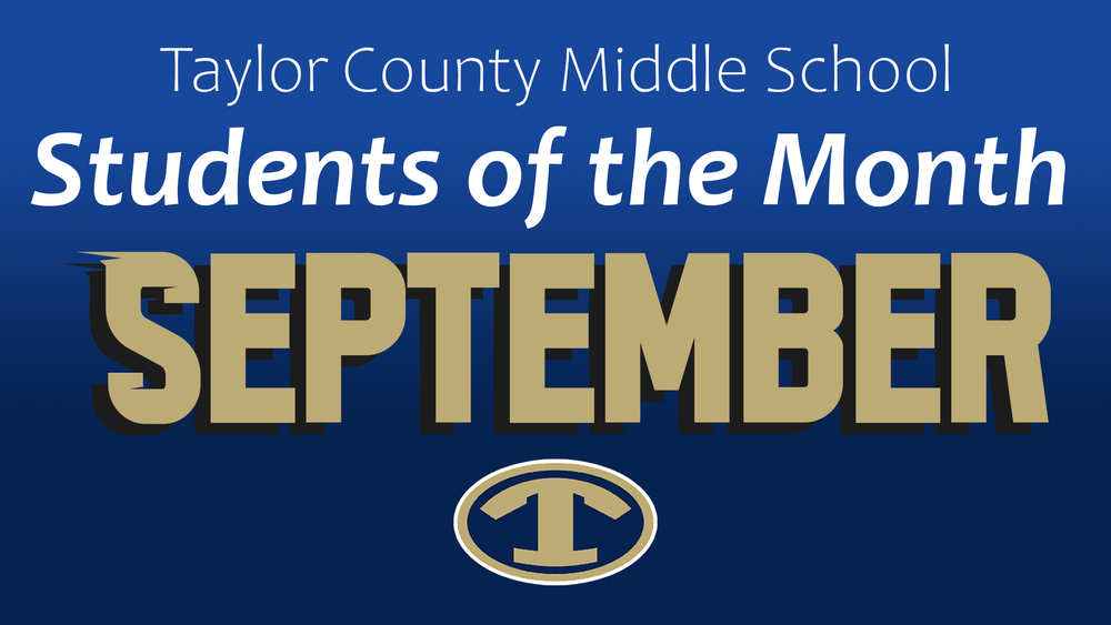 TCMS September Students of the Month