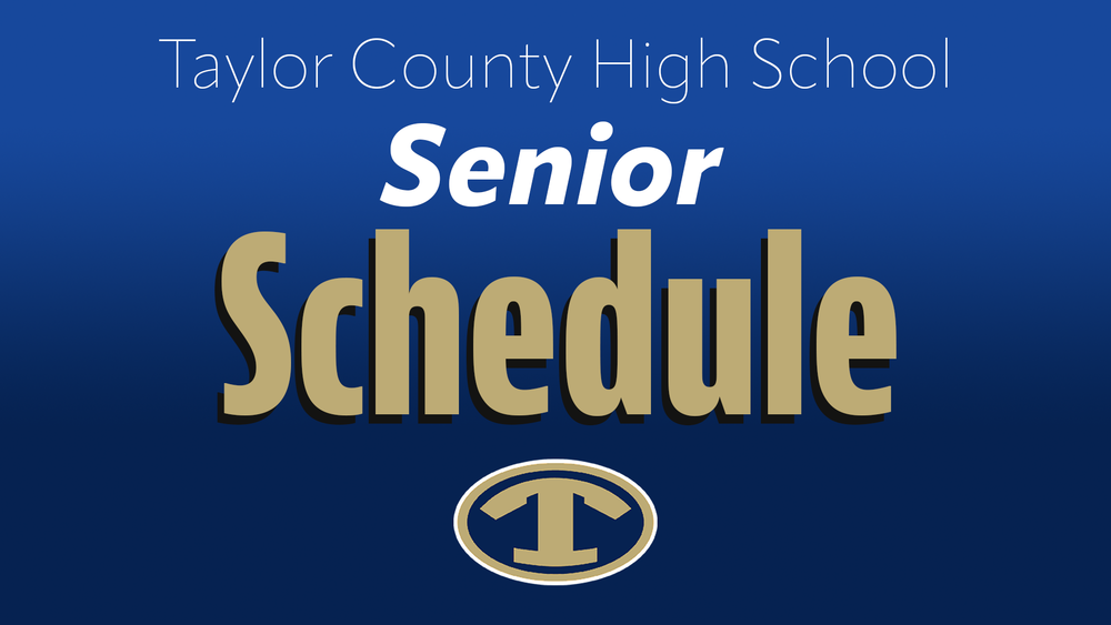 TCHS Senior Schedule