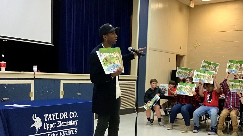 TCUES Welcomes Mr. Malcolm Mitchell to our school!