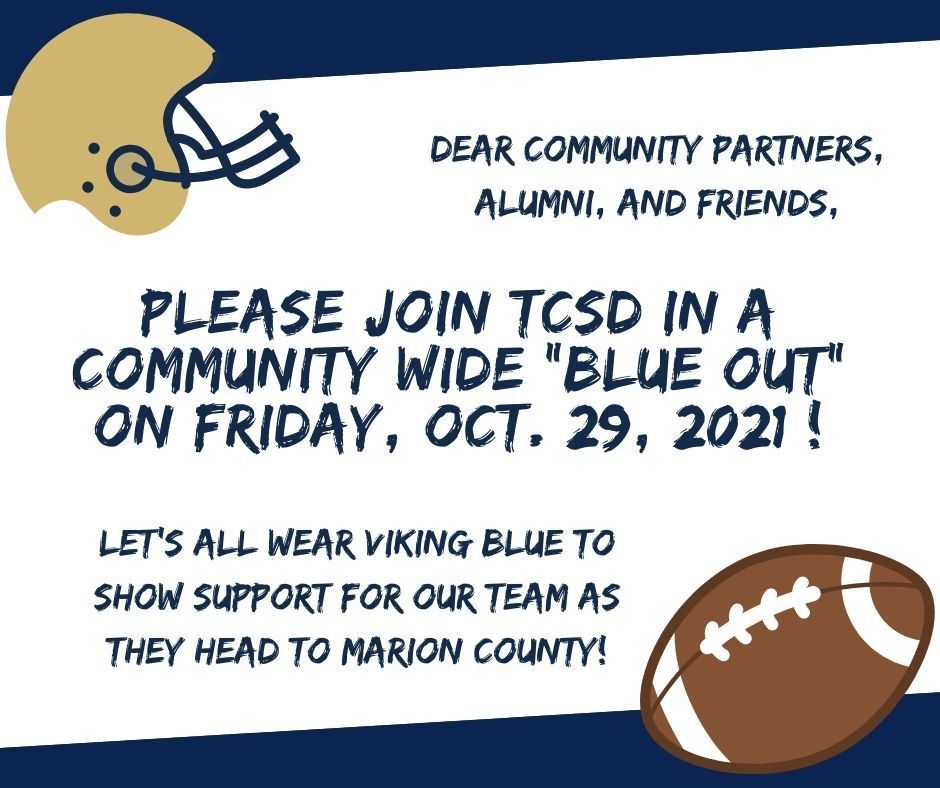 Support our Vikings this Friday by wearing blue!