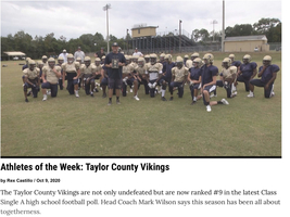 Athletes of the week: TCHS Football Team